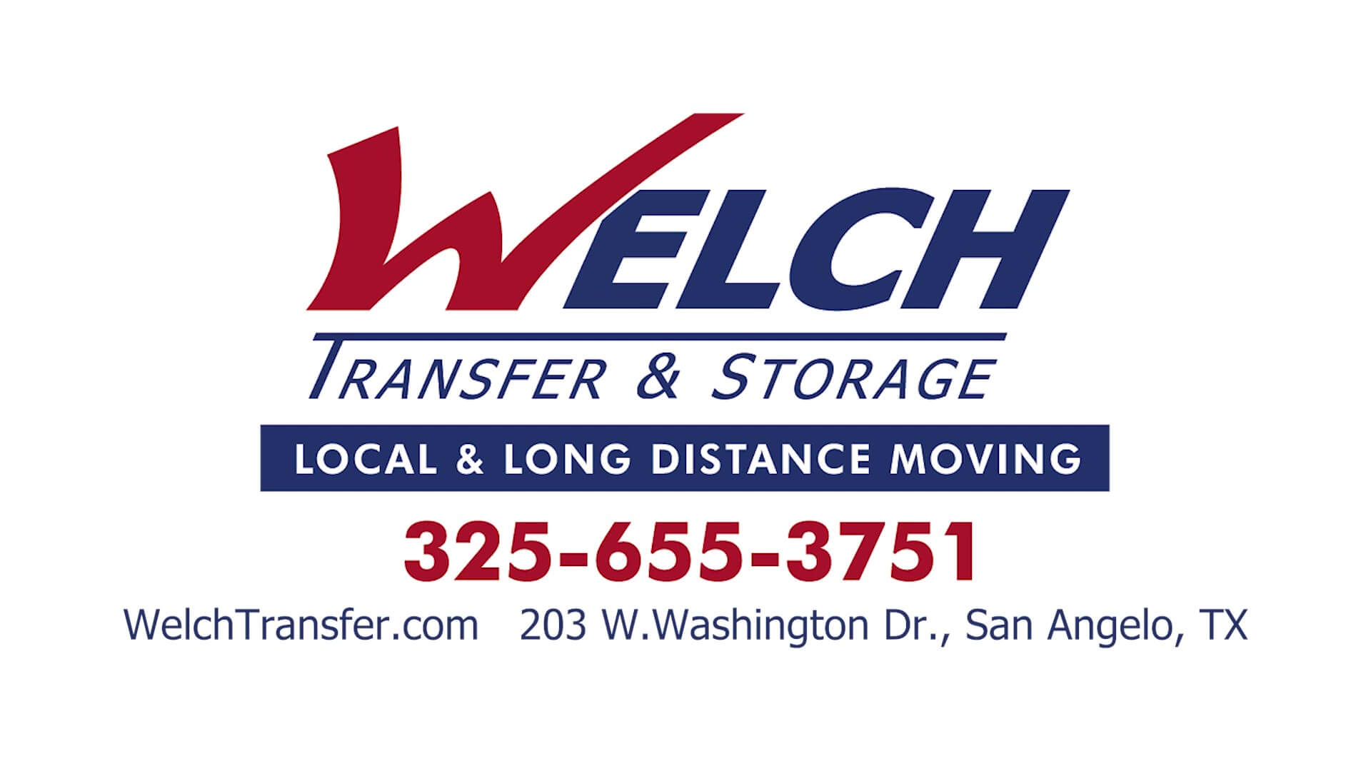 Welch Transfer and Storage